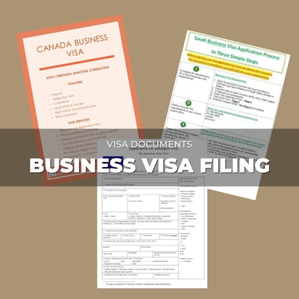 Business Visa Filing