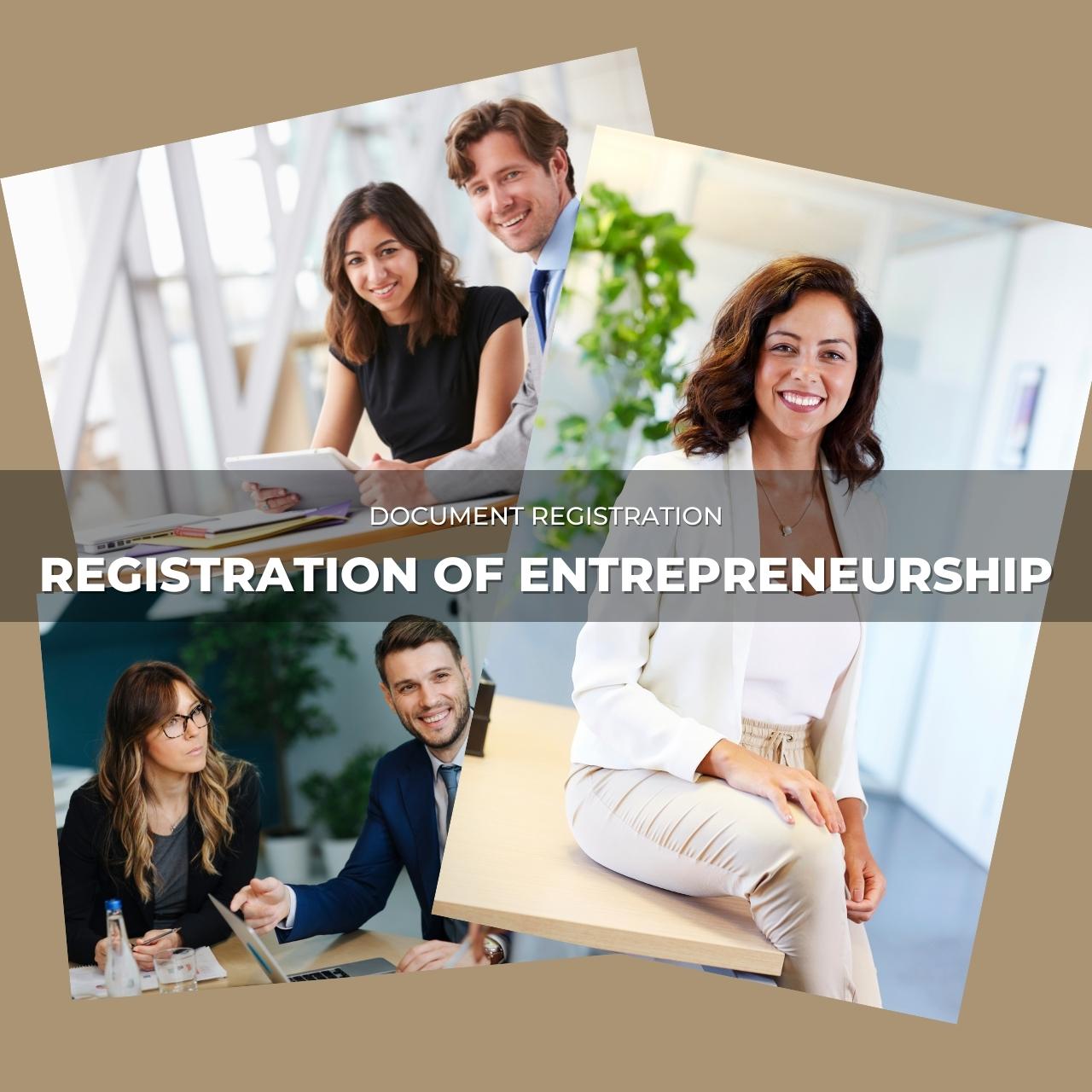 Registration of Entrepreneurship