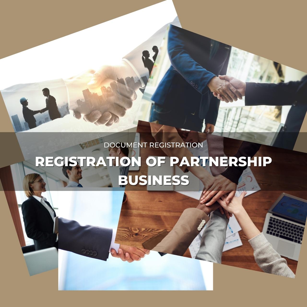 Registration of Partnership Business
