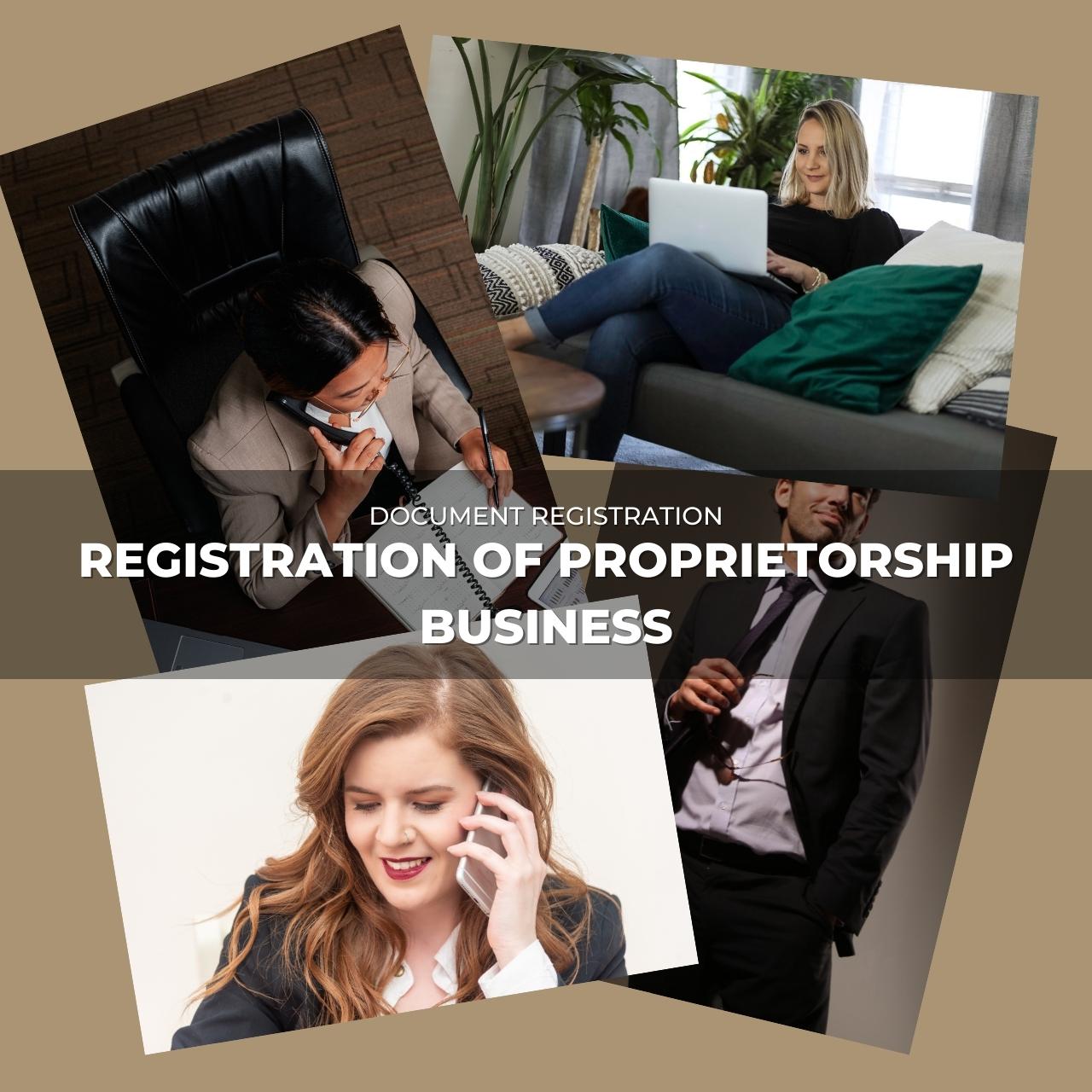 Registration of  Proprietorship Business