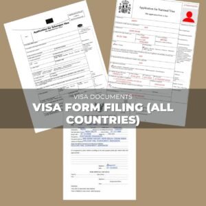 Visa Form Filing (All Countries)