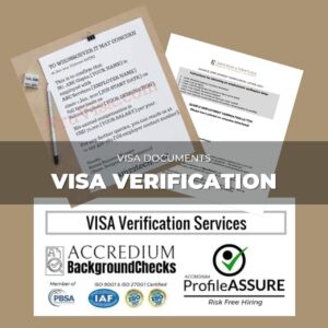 Visa Verification