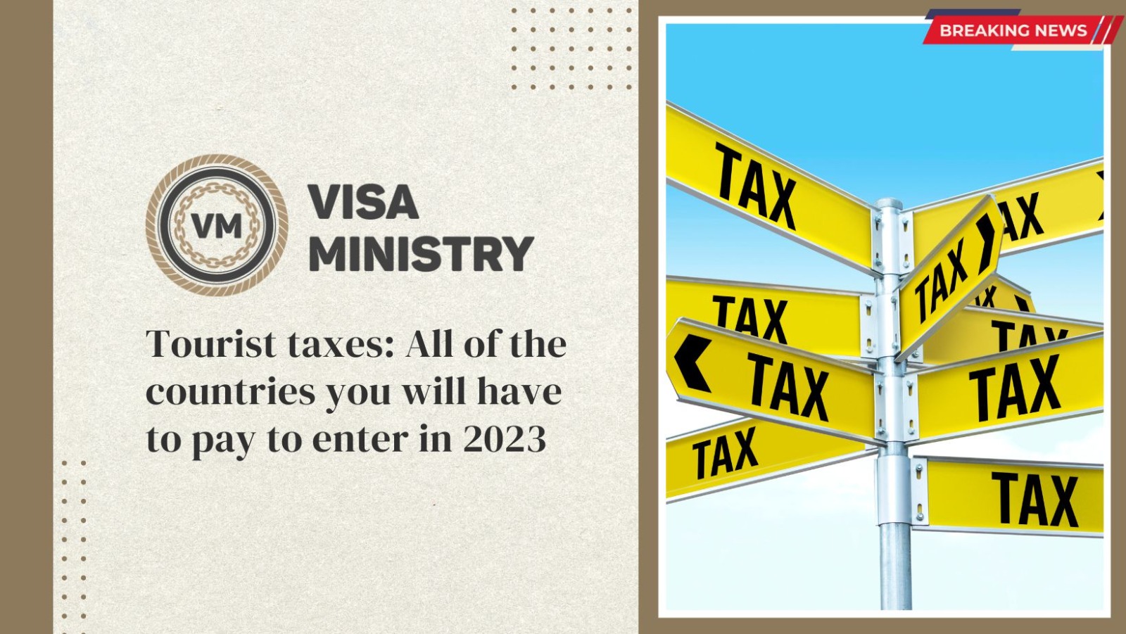 Tourist taxes: All of the countries you will have to pay to enter in 2023