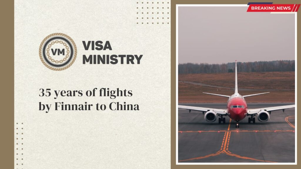 35 years of flights by Finnair to China