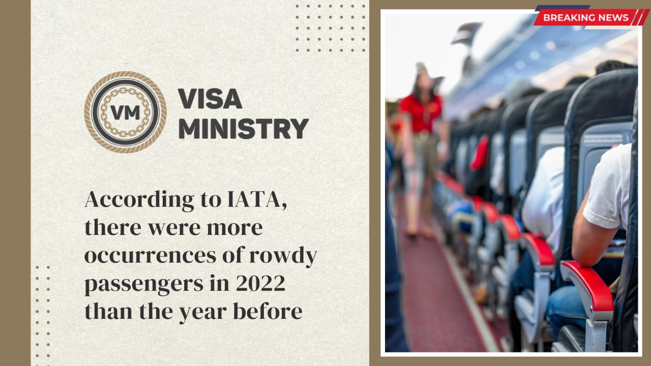 According to IATA, there were more occurrences of rowdy passengers in 2022 than the year before