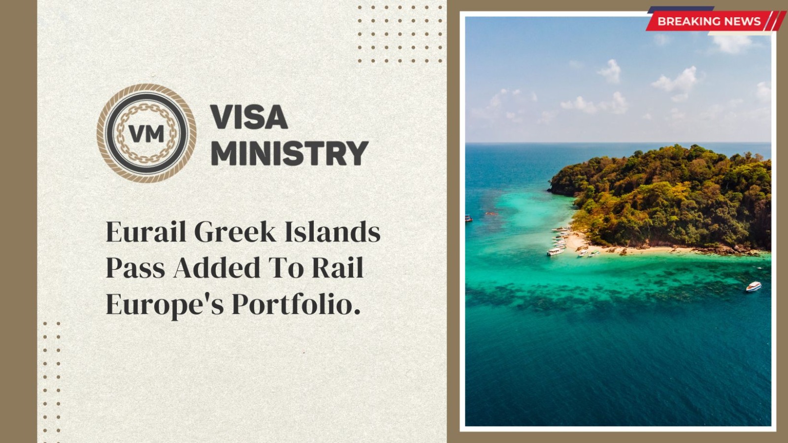 Eurail Greek Islands Pass Added To Rail Europe’s Portfolio.