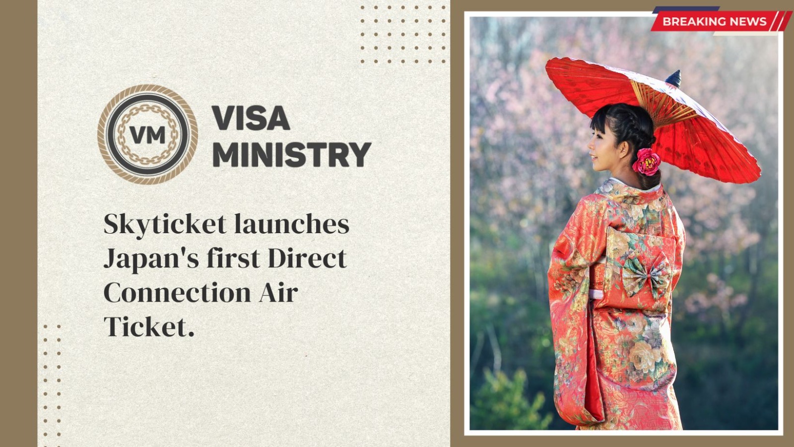 Skyticket launches Japan’s first Direct Connection Air Ticket.