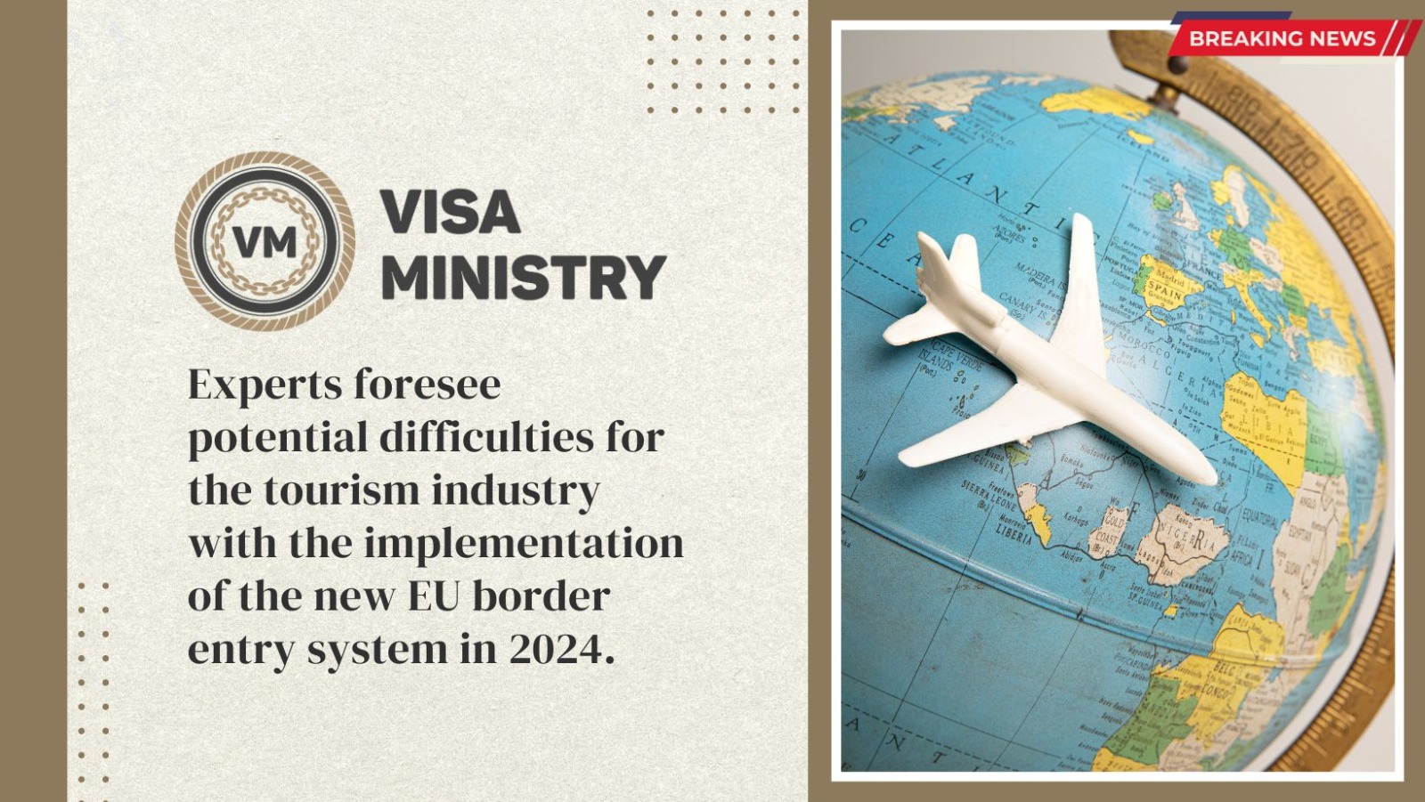 Experts foresee potential difficulties for the tourism industry with the implementation of the new EU border entry system in 2024.