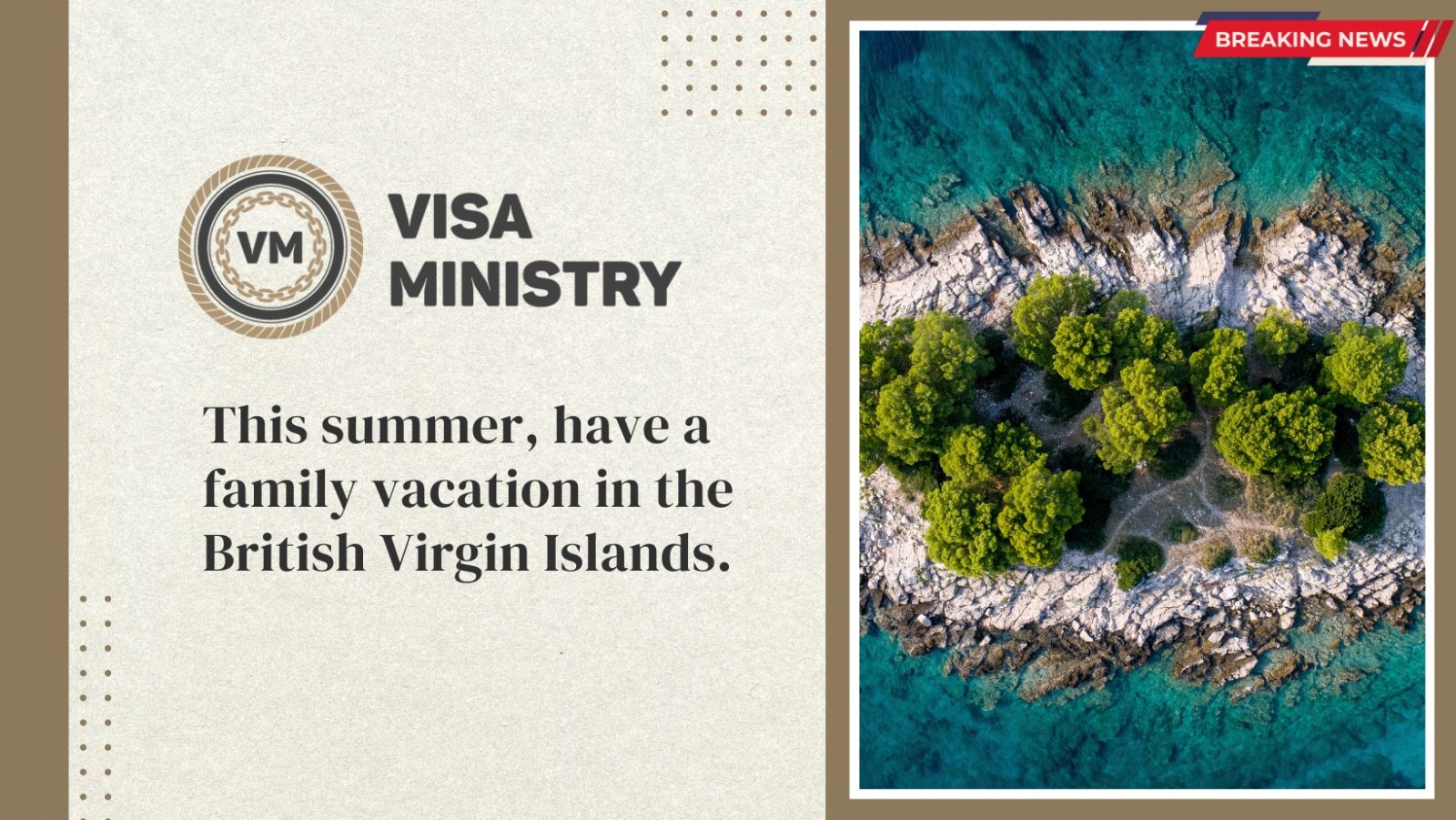 This summer, have a family vacation in the British Virgin Islands.