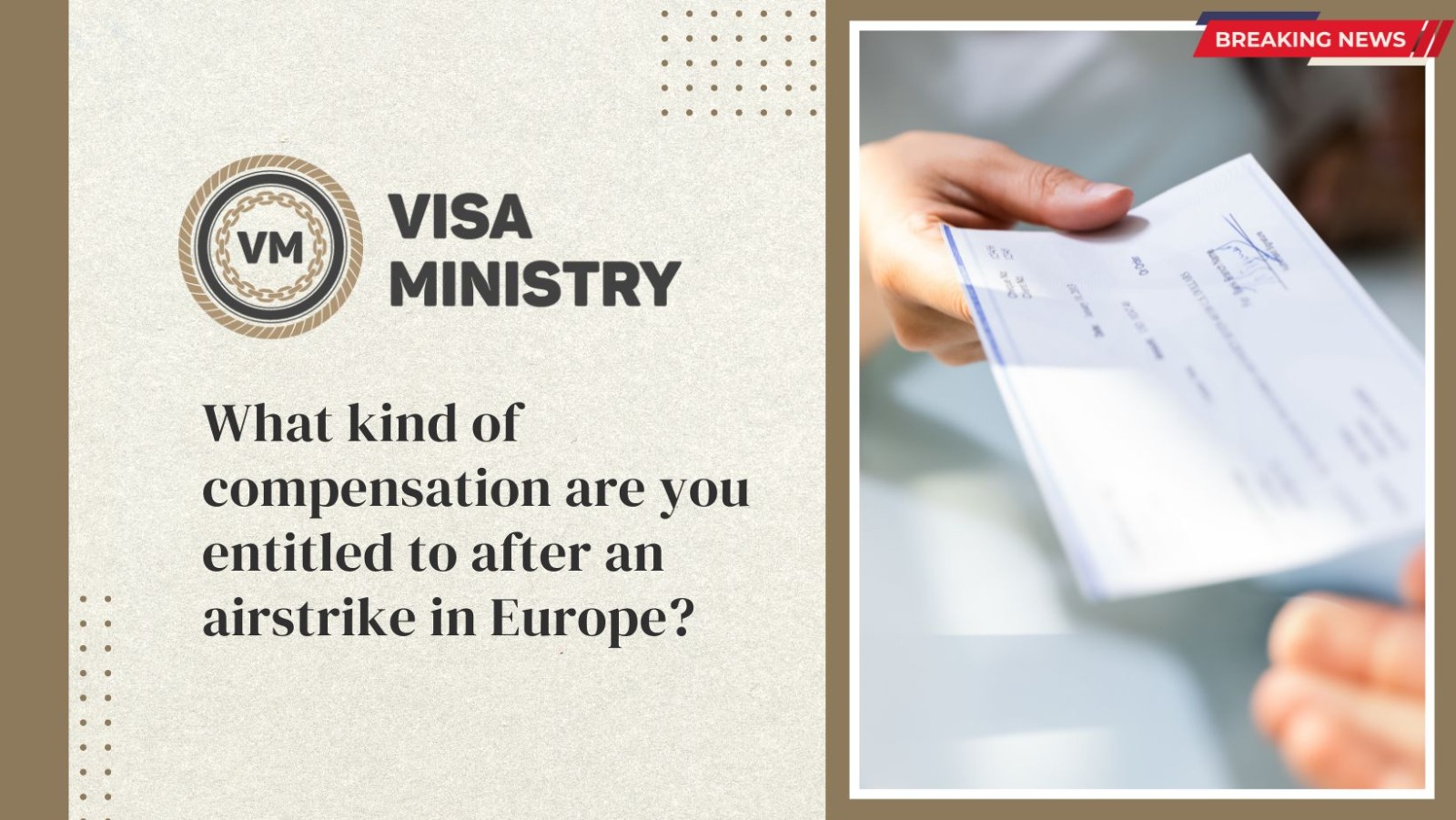 What kind of compensation are you entitled to after an airstrike in Europe?