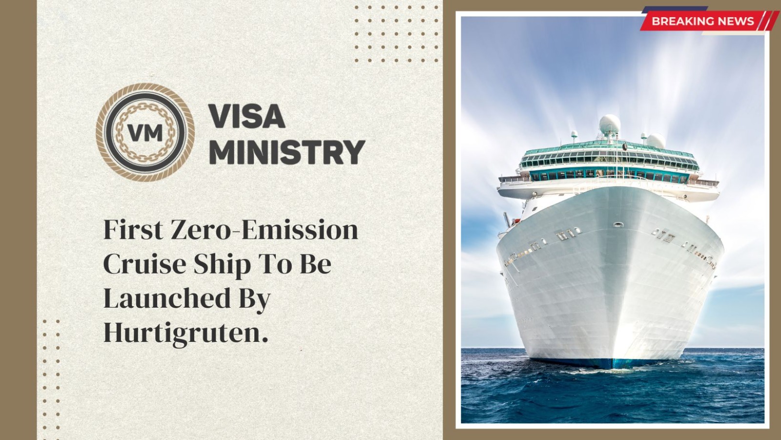 First Zero-Emission Cruise Ship To Be Launched By Hurtigruten