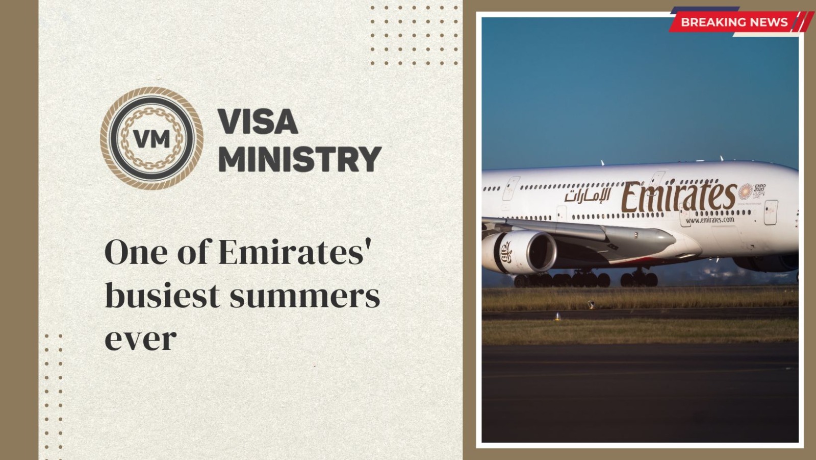 One of Emirates’ busiest summers ever