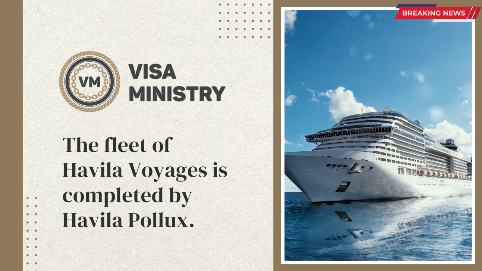 The fleet of Havila Voyages is completed by Havila Pollux