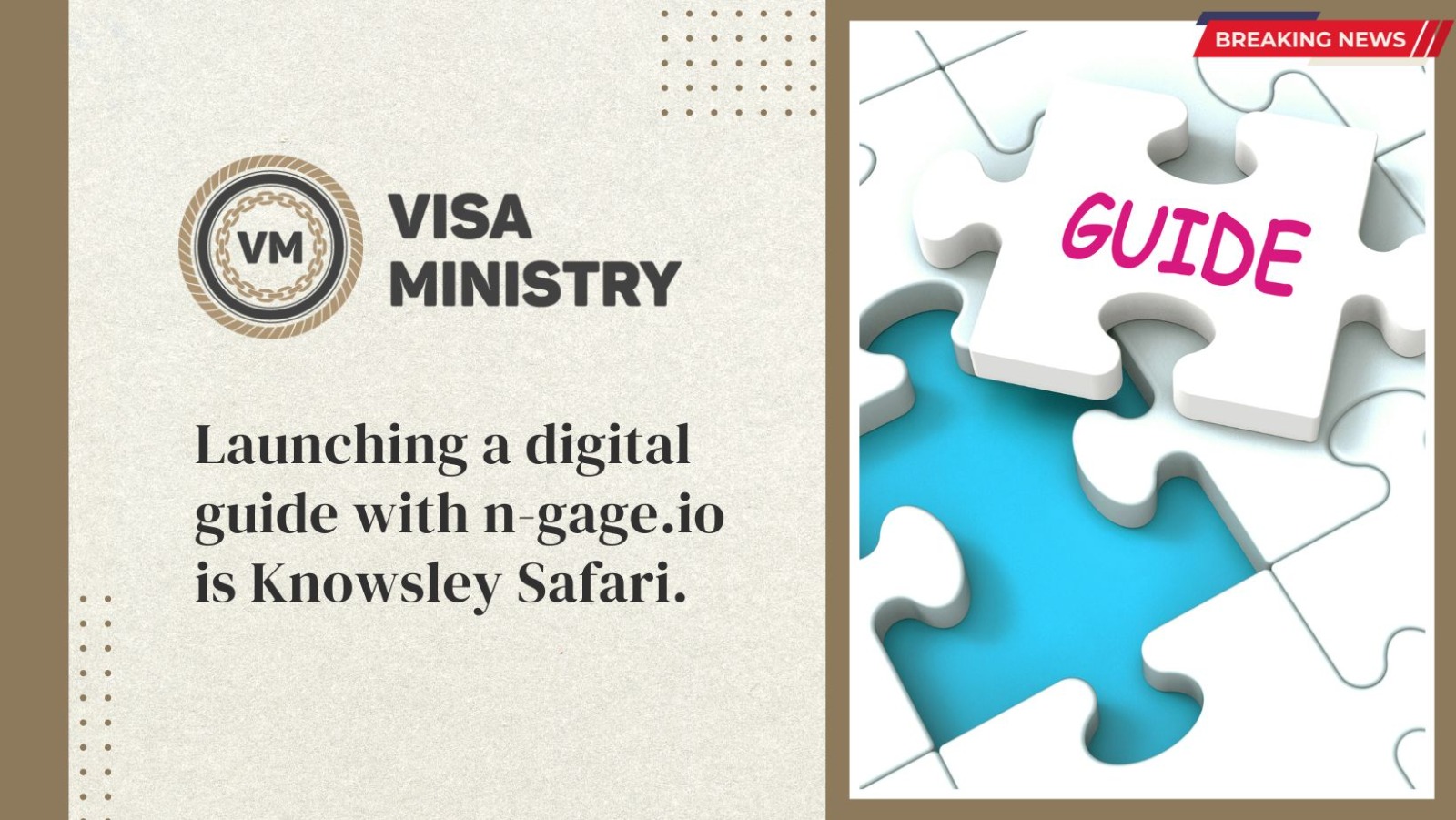 Launching a digital guide with n-gage.io is Knowsley Safari