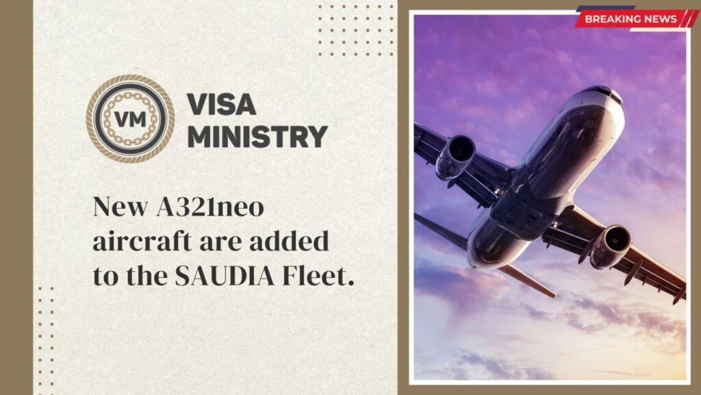 New A321neo aircraft are added to the SAUDIA Fleet.