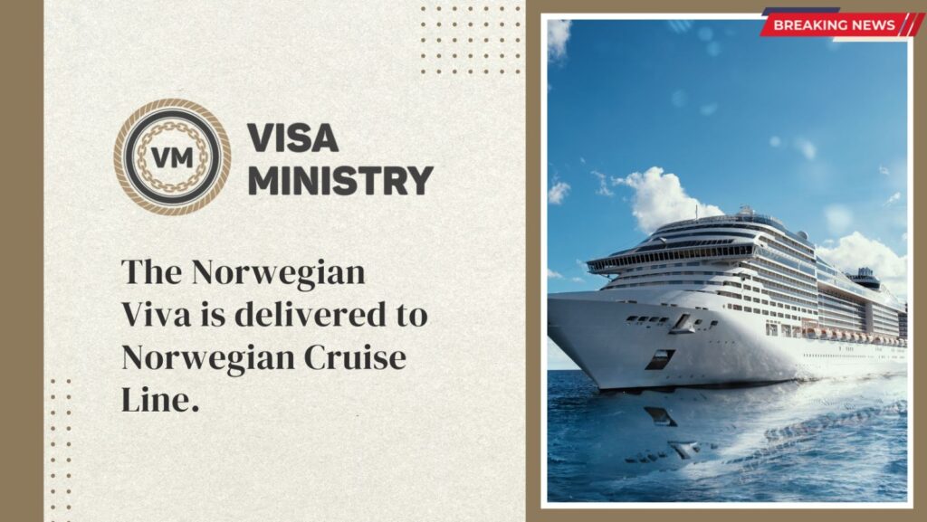The Norwegian Viva is delivered to Norwegian Cruise Line.