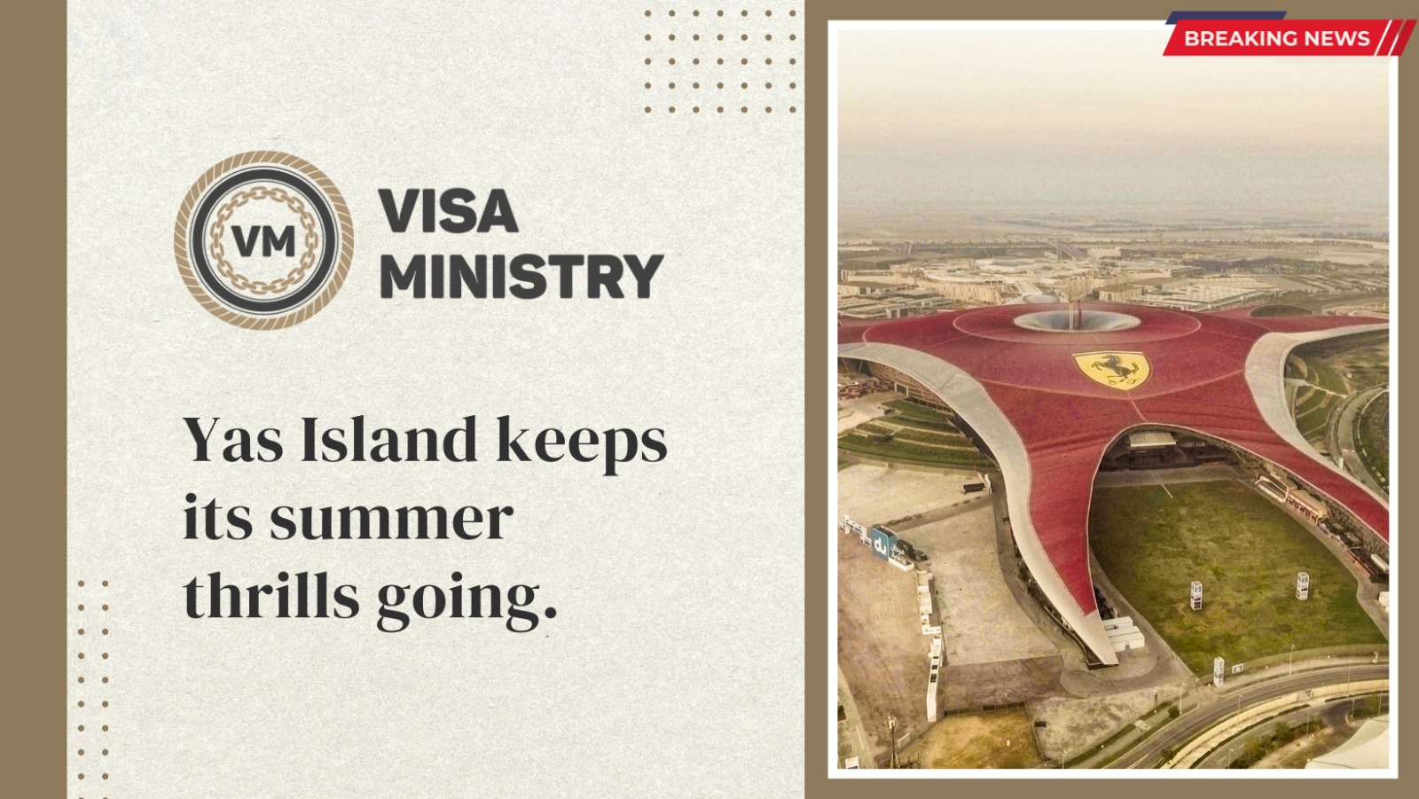 Yas Island keeps its summer thrills going.