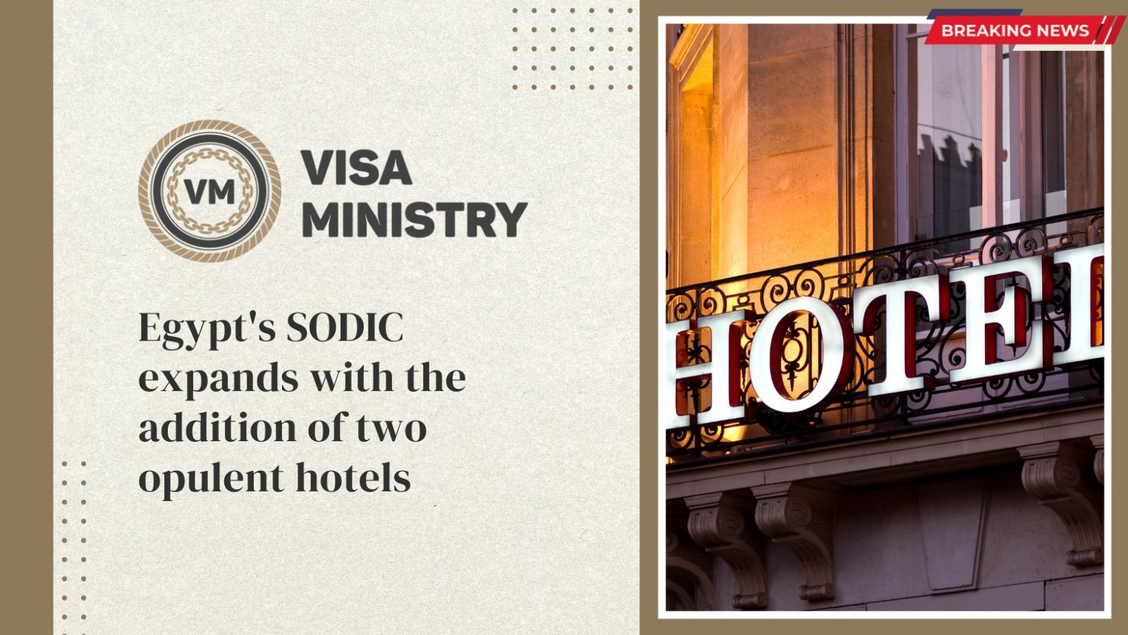 Egypt’s SODIC expands with the addition of two opulent hotels