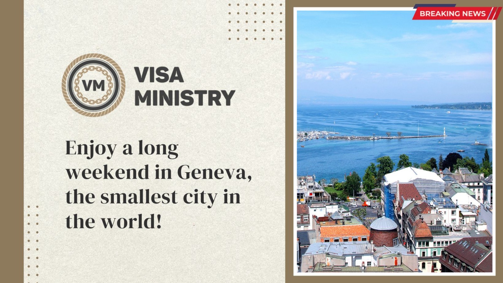 Enjoy a long weekend in Geneva, the smallest city in the world!