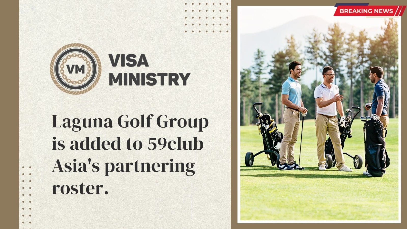 Laguna Golf Group is added to 59club Asia’s partnering roster.