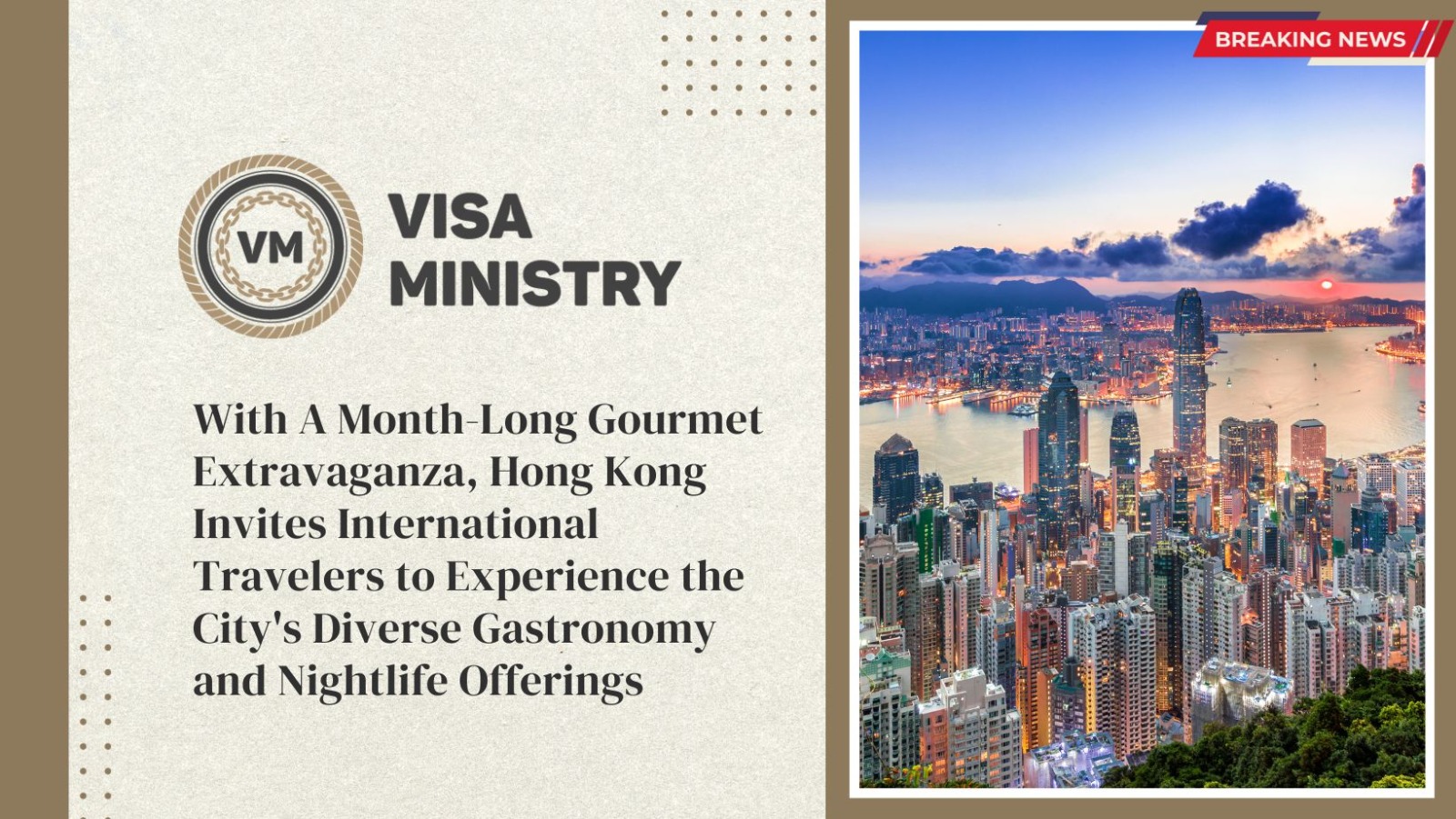 With A Month-Long Gourmet Extravaganza, Hong Kong Invites International Travelers to Experience the City’s Diverse Gastronomy and Nightlife Offerings