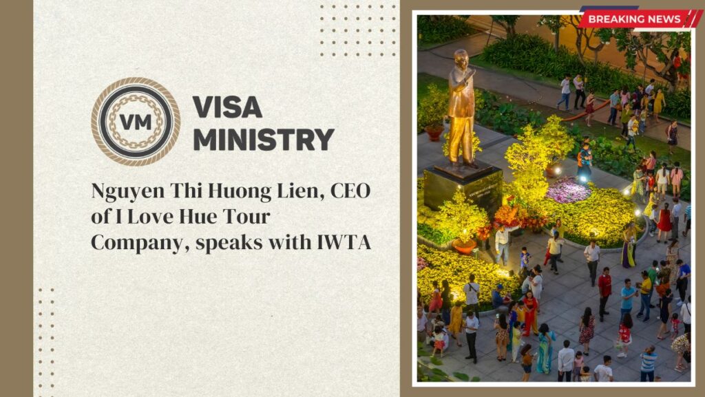 Nguyen Thi Huong Lien, CEO of I Love Hue Tour Company, speaks with IWTA