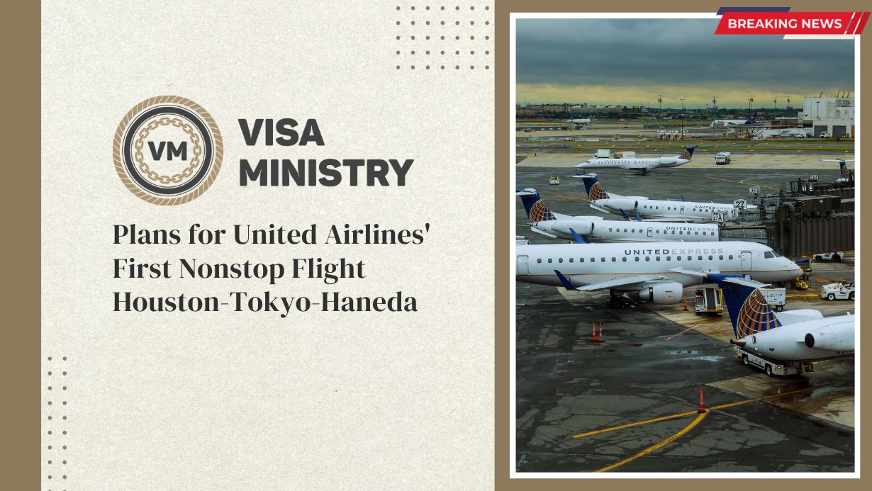 Plans for United Airlines' First Nonstop Flight Houston-Tokyo-Haneda