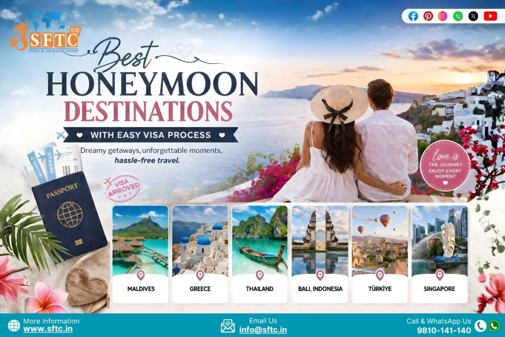 Best Honeymoon Destinations with Easy Visas