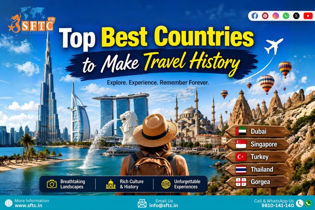 Best Countries for Travel History