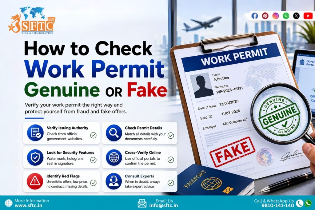 Check Work Permit Genuine or Fake