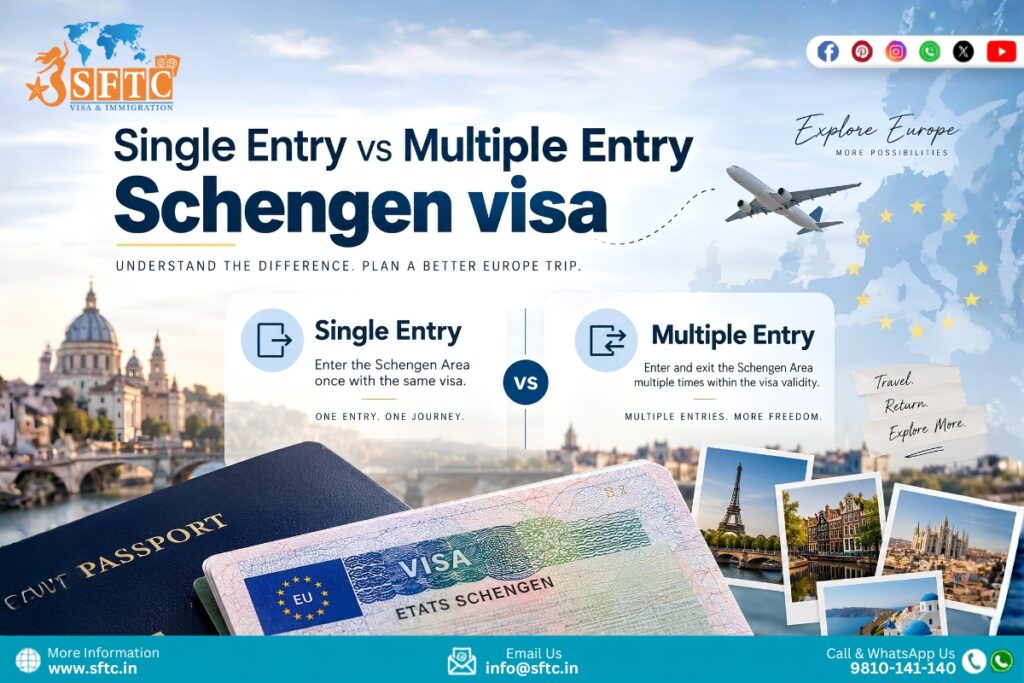 Single Entry vs Multiple Entry Schengen Visa